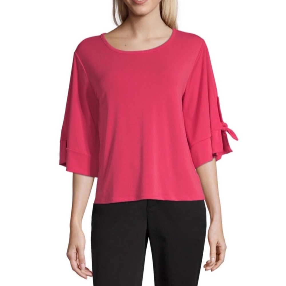 3/4 Sleeve Knit Blouse